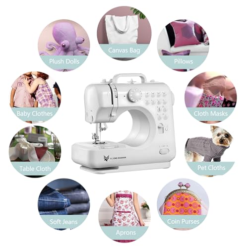 Flying Banana Mini Sewing Machine for Beginners, Portable Mending Machine - style: Heavy Fabric Pro Sew