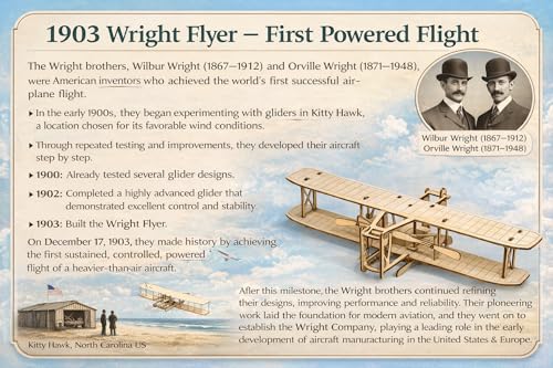1903 Wright Flyer Model Kit 3D Wooden Puzzle 라이트형제 비행기 Young Modeler