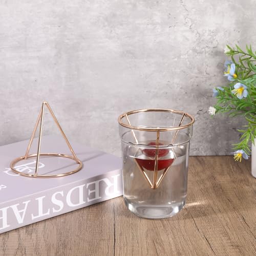 4 Pcs Golden Avocado Seed Starter Rack for Mason Jar of Wide-Mouth - color: Gold