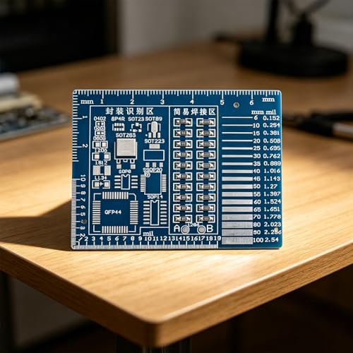 ISolderStore SMD/SMT Components Practice Board - Electronic Project Kits DIY Soldering Skill Training Board - Led Transistor Soldering Kit - size: SMD A-1PCS