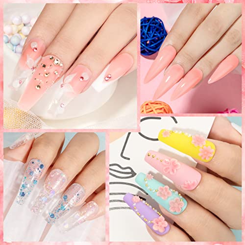Solid Builder Gel for Nail Extension Non-Stick Hand Sculpture Gel - color: Clear&Nude