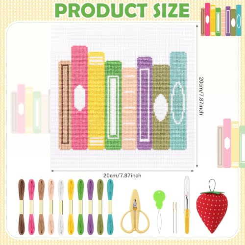 XunYee 27 Pcs Books Needlepoint Kit for Beginners Adults Starters - style: Books