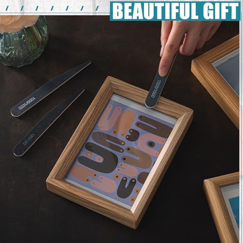 Honoson 10 Pcs Sanding Sticks for Plastic Models, Low Grits, Knife Shape - style: Knife Shape