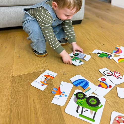 The Learning Journey: My First Match It - Things That Go - 15 Self-Correcting Vehicle Matching Puzzles - size: 15 pieces, style: Things That Go