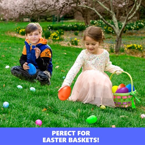 UNGLINGA 4 Jumbo Easter Basket Stuffer Surprise Eggs