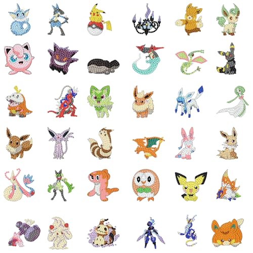 LWZAYS Diamond Art Kits for Kids Boys and Girls Ages 6-8-10-12 Easy to DIY Creative Diamond Art Stickers Craft by Numbers Kits for Kids and Adult Beginners 2.0 - color: SYT036