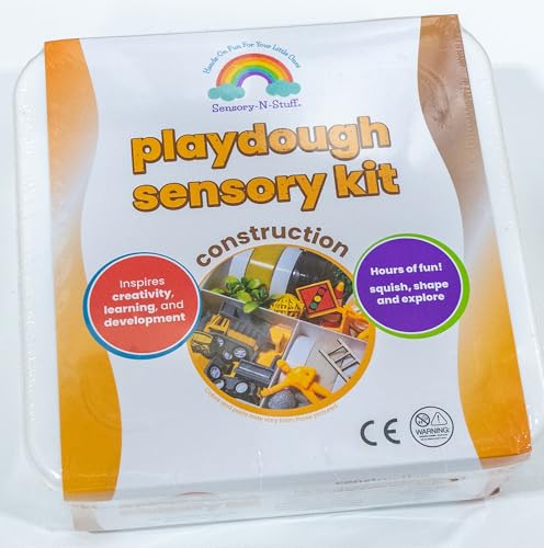 Construction Playdough Kit - Trucks, Cones & Signs - style: Construction Playdough Kit