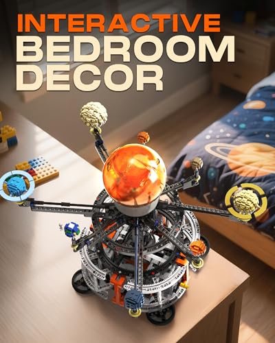 Solar System Building Set,STEM Toy for Science Learning Kids Age 8+,1282pcs - color: Manual