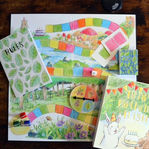 Deluxe Create Your Own Board Game Kit with Blank Board & Game Pieces - style: Blank Board Game Kit - Deluxe Edition