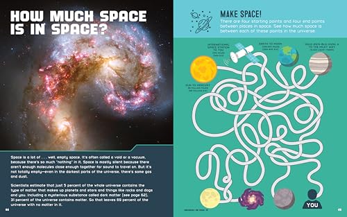 The Outer Space Activity Book for Kids: Explore the Universe with Fun Facts, Mazes, Crosswords, and More