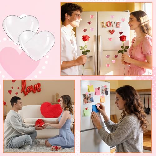 Honeydak 121 Pcs DIY Fridge Magnets Making Kit, Heart - color: Heart