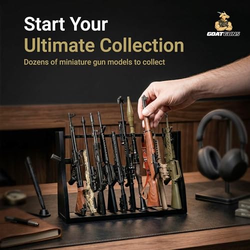 GOAT GUNS Miniature AR 15 (Charky) | 1:3 Scale Diecast Metal Model Building Kit | Model Kit for Adults