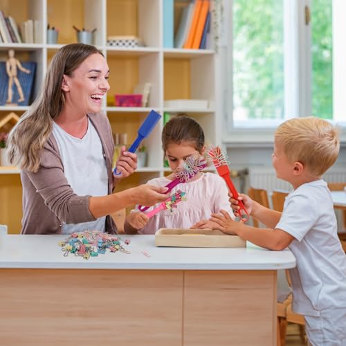 SAYAYA 8 PCS Magnetic Bingo Wands 7.87 Inch Colorful Magnet Sticks for Bingo Chips, Family Game Night, Science Learning, Counting Activities, and Educational Fun, Classroom Supplies - color: 8 Pcs