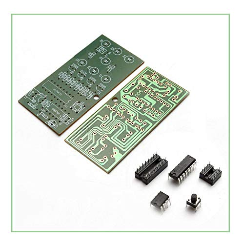 KOOBOOK 2Sets Electronic Dice Board Kit LED Circuit DIY Kit for Electronic Learning
