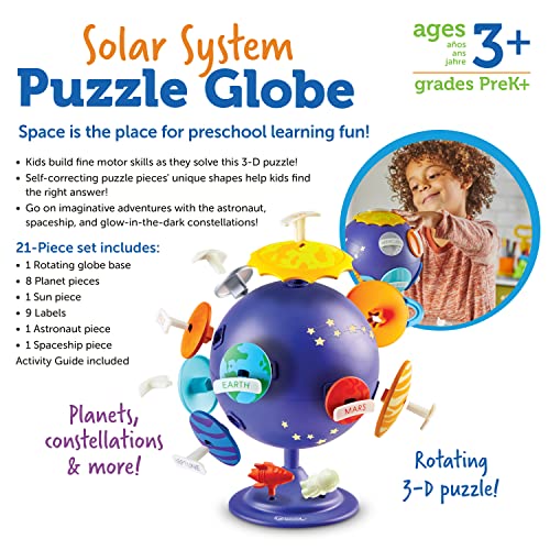 Learning Resources Solar System Puzzle Globe