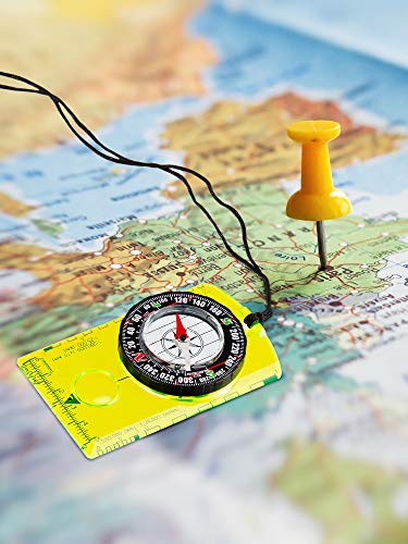 Gejoy 6 Pcs Portable Orienteering Scout Compass for Hiking Bulk - style: Style 1
