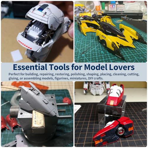 40Pcs Modeler Basic Tools Craft Set Compatible with Gundam, Hobby Building Tools for Model Assembling, Building and Repairing