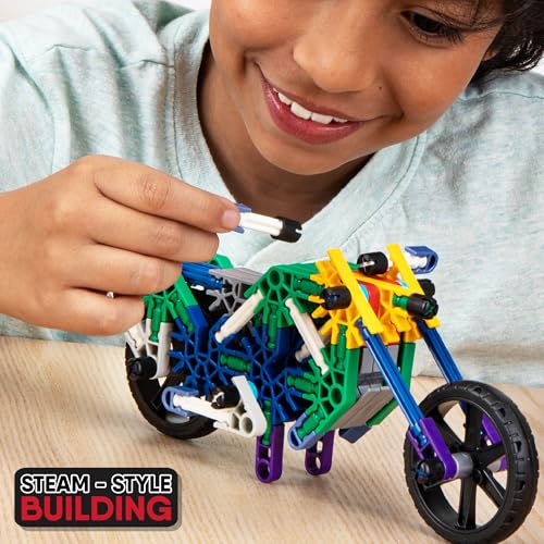 K'NEX - 100 Model Building Set ‚ 863 Pieces, STEM Building, Kid Construction Set‚ Ages 7+ - Amazon Exclusive