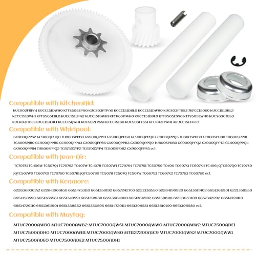 New Upgrade 882699 Drive Gear Kit, Trash Compactor Drive Gear Kit