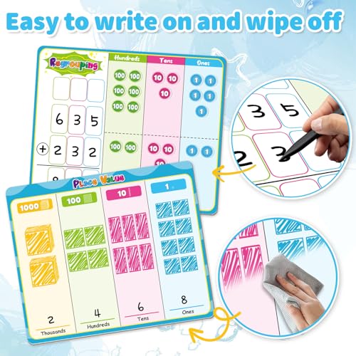 Magnetic Place Value Manipulatives Math Games for Kids Small Group