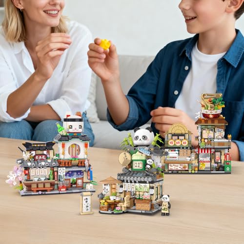 Japanese City Street View Izakaya Shop MOC Creative Mini Building Blocks - color: Izakaya Shop