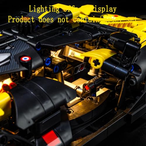 GEAMENT LED Light Kit Compatible with LEGO Bugatti Bolide - for Technic 42151 Model Set (Model Set Not Included)