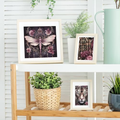 Scrapbook Paper, 24 Sheets 6"×6” 160gsm Single-Sided Patterned Cardstock - color: 24 sheets-crimson illusion