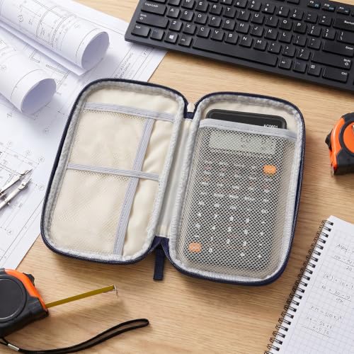 ROATEE Construction Calculator with Case for Carpenter, Framer, Remodeler - color: Gray Blue