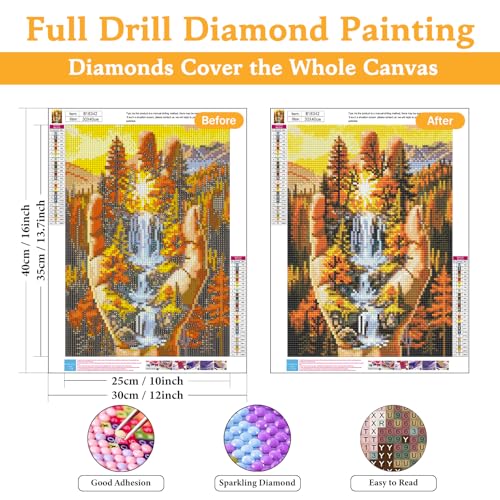 Diamond Art Kits for Adults & Beginners, Forest Diamond Painting Kit - color: HMDPUS-26106