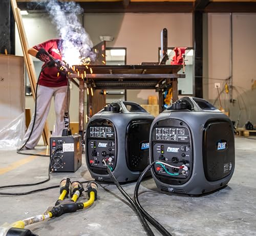 Pulsar 2,300W Portable Gas-Powered Quiet Inverter Generator for Home Emergency Backup, Parallel Capability, With USB Outlet, Long Run Time, GX230N - style: 2300 Watts + Gas Only + USB + Lightweight