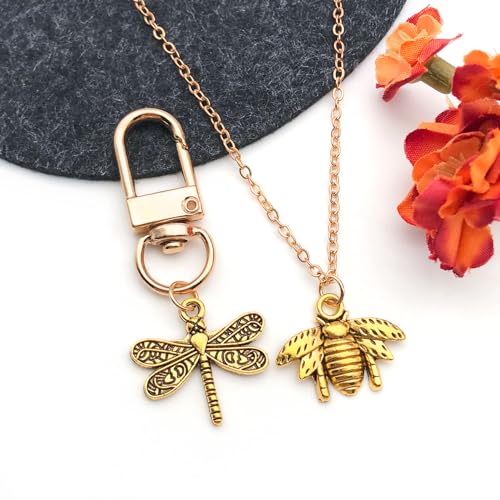 WOCRAFT 60pcs Antique Gold Butterfly Bracelet Charms for Jewelry Making Sets DIY Necklace Bracelet Keychain Crafting Charms Kit Craft Supplies (SN846) - color: Antique Gold, size: Butterfly Charms