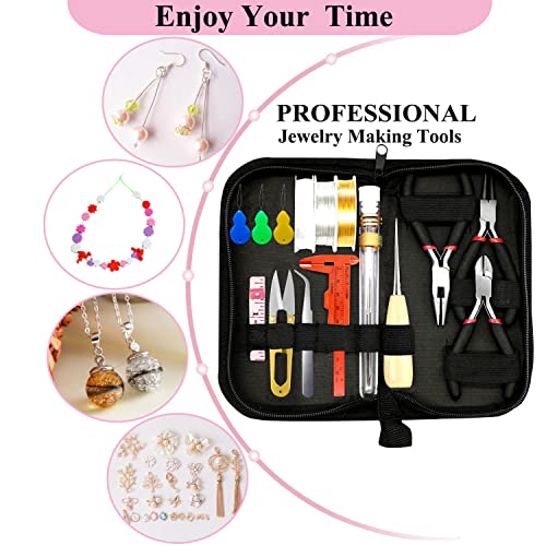 MONVICT Jewelry Making Supplies Kit, 24 + 845 Pcs Jewelry Making Supplies
