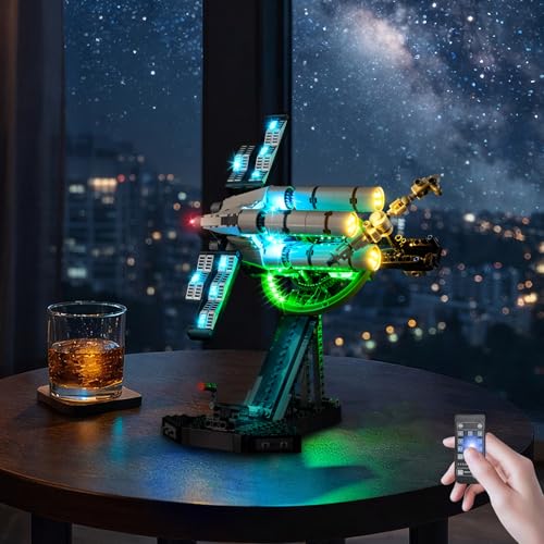 Nitemode Light Kit for LEGO 11389 Project Hail Mary, Remote, Lights Only - color: 11389 RC Version Light