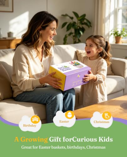Kids Garden Paint Plant Kit, STEM Craft Gift for Children Ages 3+