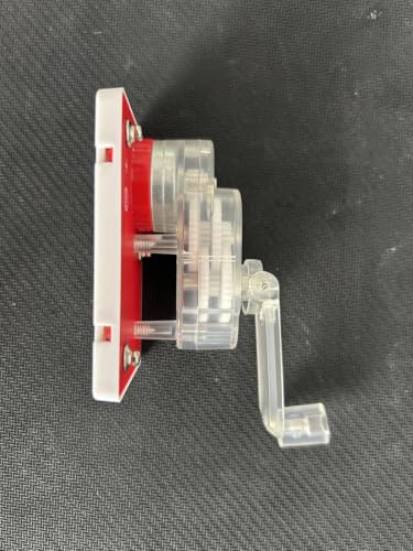Hand Crank Generator, Replacement for Snap Circuits 0-9V DC Output, Clockwise Rotation for Positive Polarity