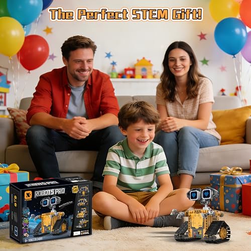 STEM Robot Kit for Kids 6-12, 5-in-1 Coding Building Robot Toy with App - size: K96228