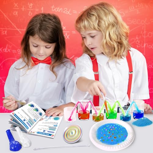 UNGLINGA 40+ Experiments Science Kit for Kids Chemistry Set STEM Toy