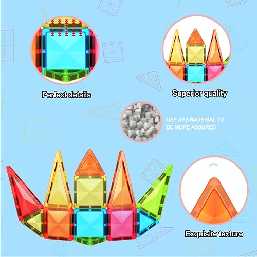 PicassoTiles Magnetic Tile 24pc Mini Diamond Magnetic Building Blocks Set Travel Size STEM Educational Construction Toy Portable Hands On Learning Creative Open Ended Play for Kids Ages 3 Plus PTM24 - color: Mini 24pcs