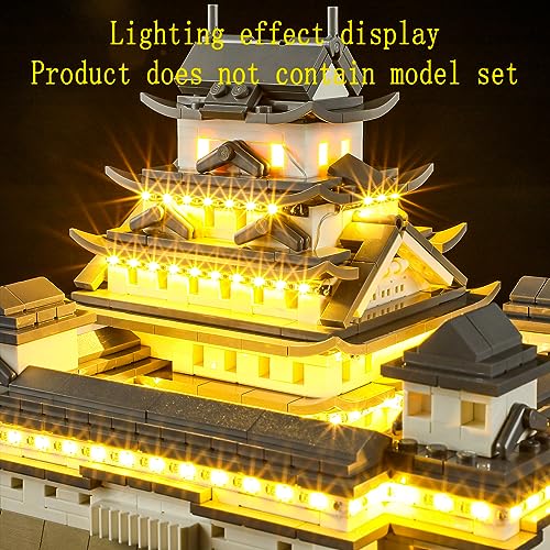 GEAMENT LED Light Kit Compatible with LEGO Himeji Castle - Lighting Set for Architecture 21060 (Model Set Not Included) - style: For 21060
