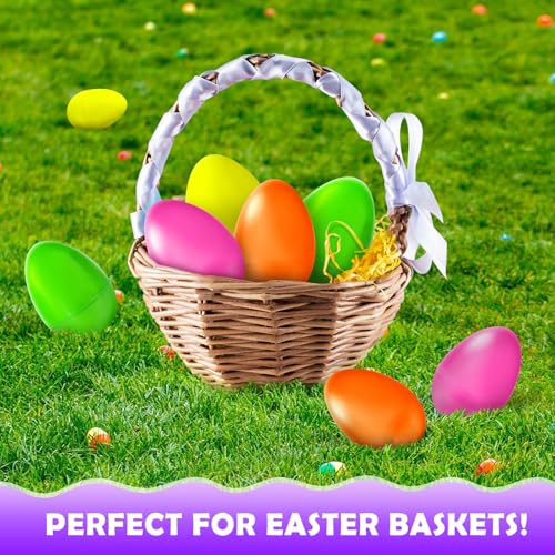 4 Jumbo Easter Basket Stuffer Surprise Eggs, Science Experiments for Kids, Easter Toys Gift Idea for Boys and Girls Educational Party Favor STEM Activities Volcano Crystal Tree