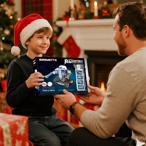 Robot Building Kit for Kids, 5-in-1 App Compatible with Lego Remote Control