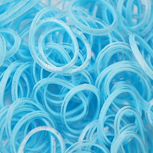 Rainbow Loom Sweets-Rubber Plastic Bands,Baby, Blue Fairy - color: Baby Blue Fairy