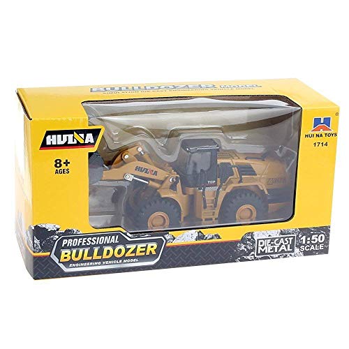 Ailejia 1/50 Scale Diecast Articulated Mechanical Loader Bulldozer Alloy Models Construction Vehicle Model Engineering Car Toy Mechanical Loader Boy Gift - color: Mechanical
