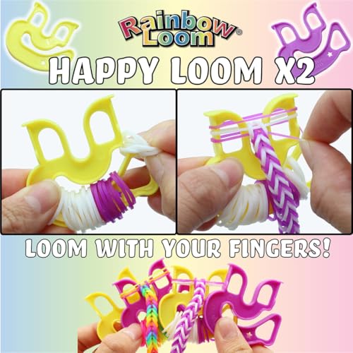 Rainbow Loom Treasure Box Pastel Edition - 8,000 Rubber Bands & 2 Happy - style: Pastel
