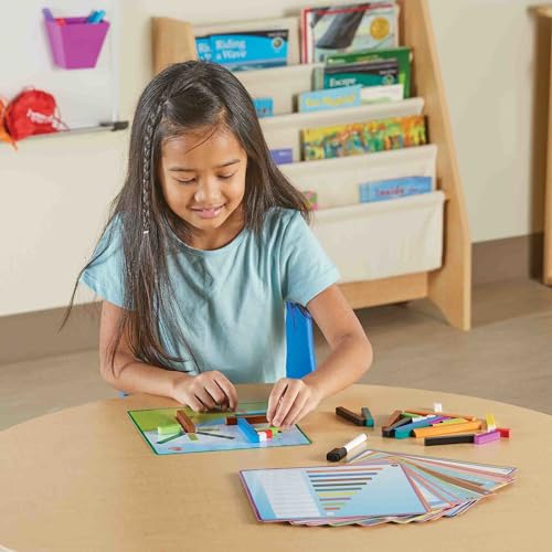 hand2mind Cuisenaire Rods: Early Math Activity Set – Teaching Fraction Bars, Montessori Math Manipulatives, Math Teacher Must Haves Elementary, Kindergarten Homeschool Supplies
