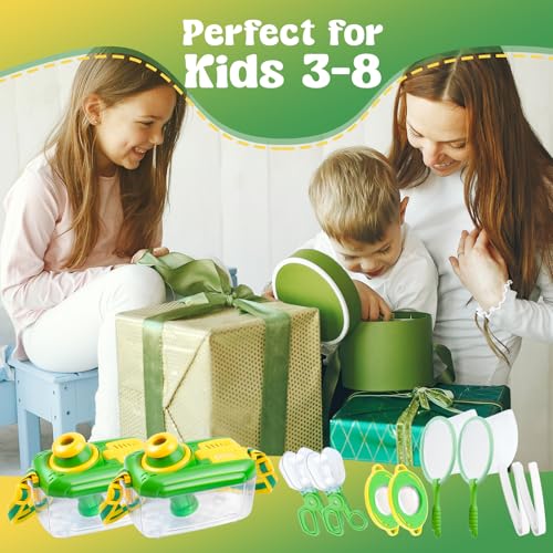 10Pcs Bug Catcher for Kids Insect Catching Kit for Age 3-8
