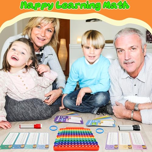 Multiplication Flash Cards + Division Flash Cards + Math Board - color: C+c+p