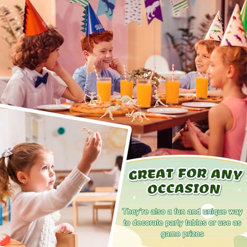 120Pcs Dinosaur Fossil Bones Bulk, Mini Dinosaur Skeletons Figures for Kids - size: 120 Pcs