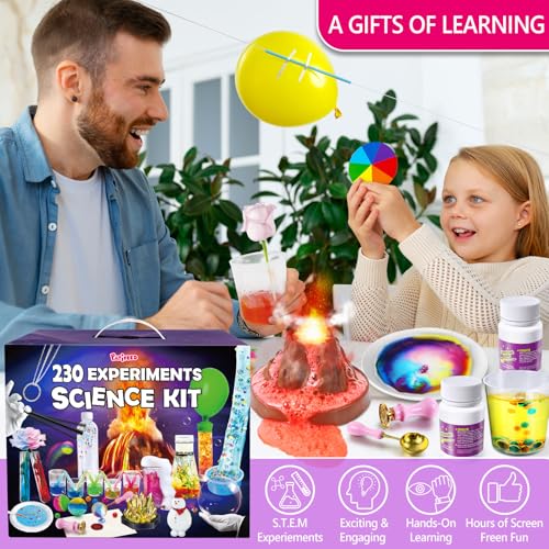 PATIFEED 230 Experiments Science Kit for Kids Chemistry Set - style: 230 Experiments Science Kit