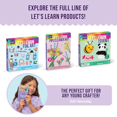 Let's Learn to Sew - Mini Sewing Kit for Beginners - Arts and Crafts, Art Supplies - Includes Sewing Supplies - Easy-to-Follow Instructions, Arts & Crafts, Ages 5+ - style: Learn To Sew